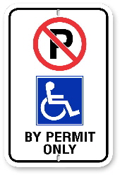 1RH0R1 Hadicap parking sign, Toronto Municipal Standard parking sign Toronto Municipal Code Chapter 915