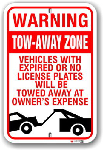 2ta004 warning tow away zone parking sign by all signs 2ta004 warning tow away zone parking sign by all signs